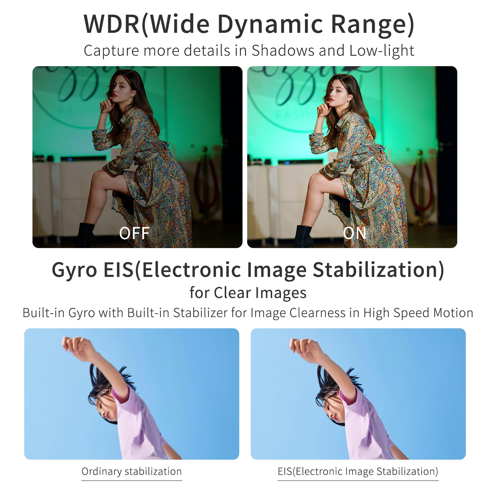 Ordro 5K Video Camera Camcorder With 95� Wide Angle, Wdr Mode, Eis Stabilizer, Ae20 Video Camera Recorder Ir Night Vision Vlogging Camera For Youtube With Ir Night Light, Holder, Remote, 2 Batteries